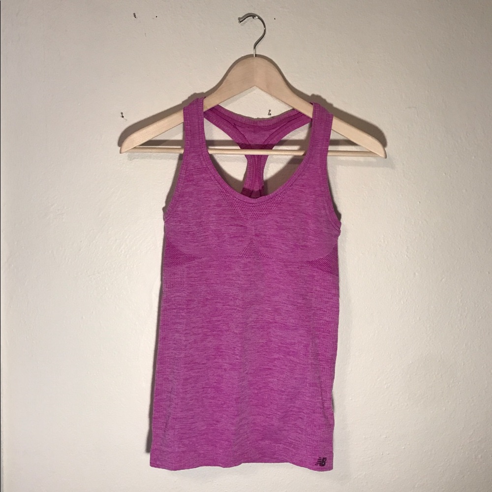 NEW BALANCE pink Running Tank
